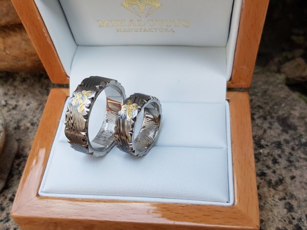 zsofi and hunor damascus wedding ring